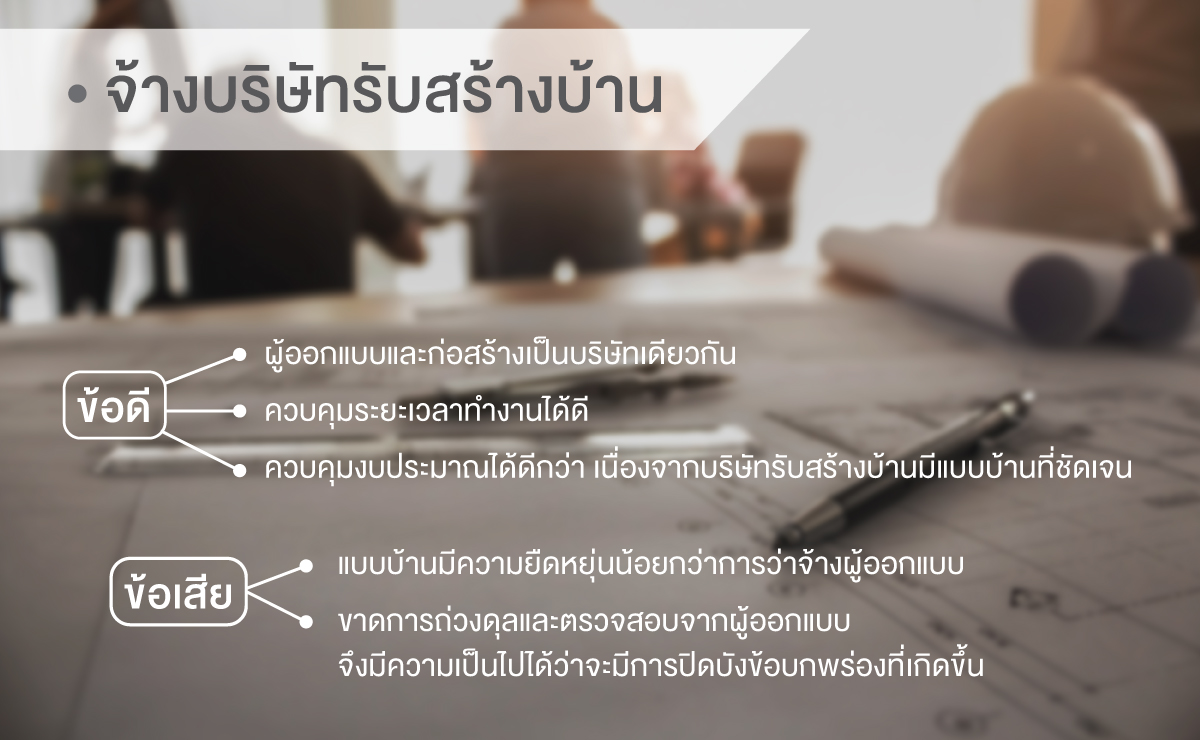 จ้างบริษัทรับสร้างบ้าน