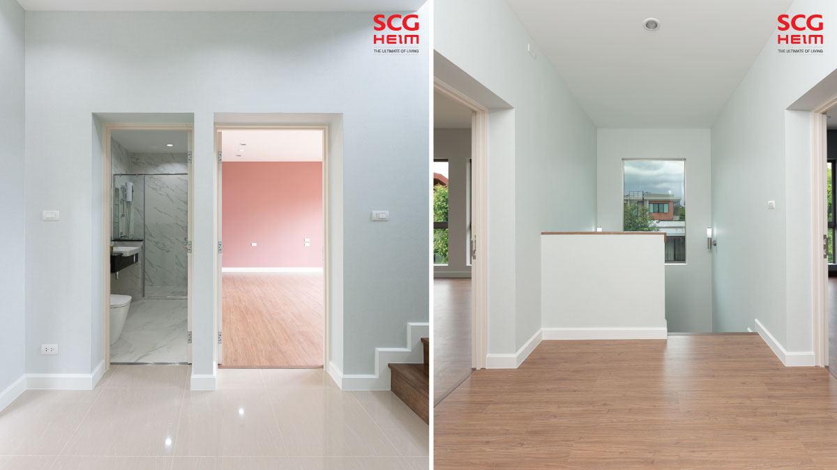 ผลงานการก่อสร้างบ้าน SCG HEIM SMART Series 2 ชั้นขนาด 152 ตร.ม.
