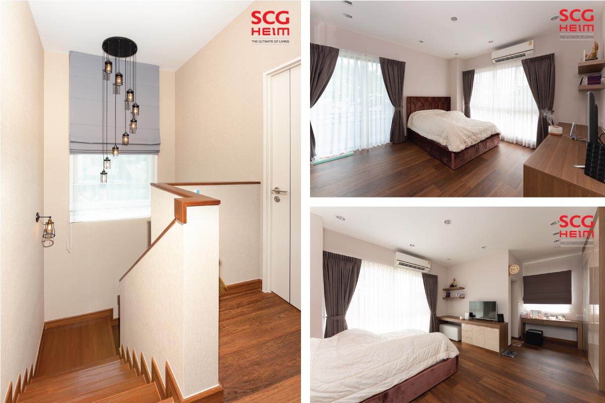ผลงานก่อสร้างบ้าน SCG HEIM SMART Series 910 A ขนาด 152 ตารางเมตร