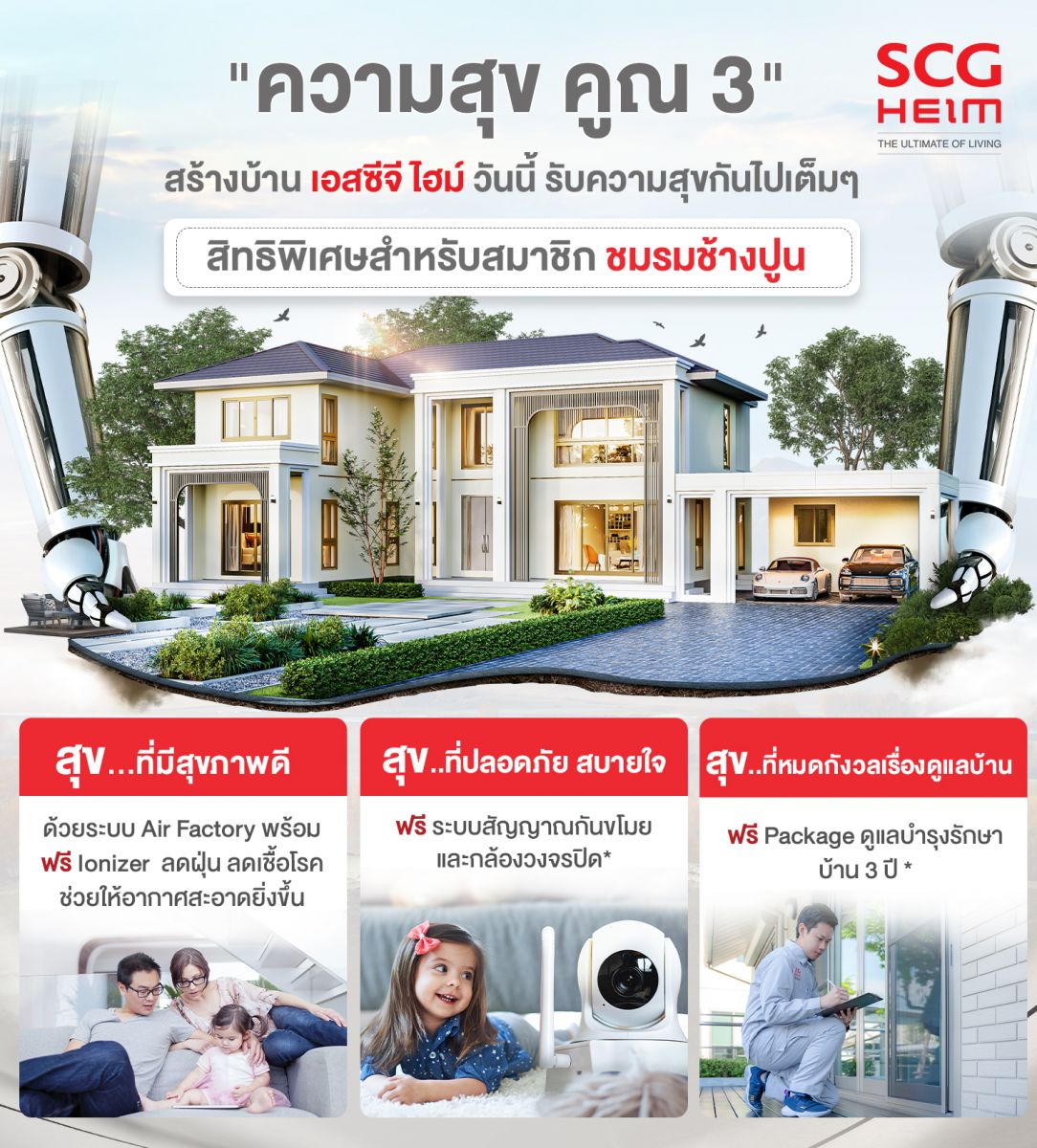 ความสุข คูณ 3 ให้หนัก จัดเต็ม ด้วย 3 ข้อเสนอพิเศษ โปรโมชั่นเดือน มกราคม 2566