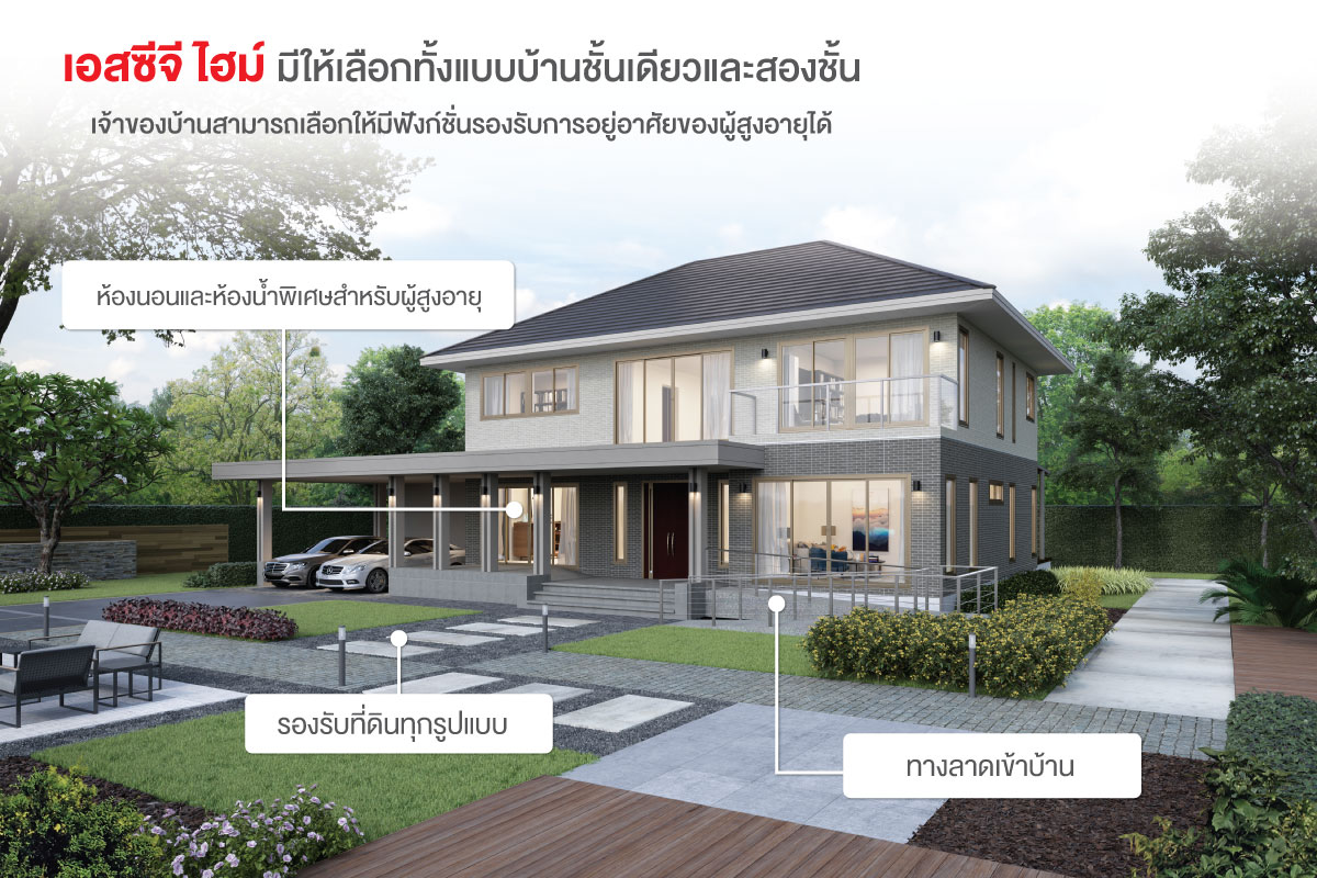 SCG HEIM รับสร้างบ้านที่มีแบบบ้านหลากหลาย